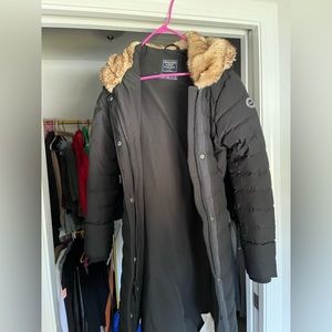 Abercrombie long puffer coat